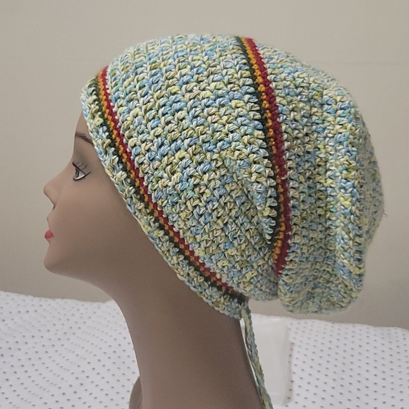 COPY -Rasta Cotton Light Weight Tam - Picture 1 of 4